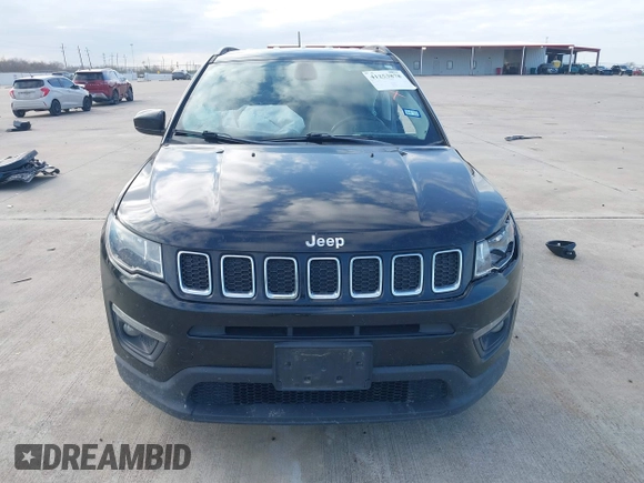 2020 Jeep Compass Latitude with VIN 3C4NJCBB7LT162363, listed as a IAAI auction lot 41253878 with 68,313 mi miles and . Bid and sale history available at DreamBid. Image 11.