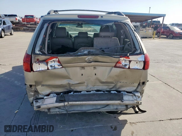 2005 Toyota Sienna CE with VIN 5TDZA23C55S382083, listed as a Copart auction lot 49818295 with 322,315 mi miles and Salvage Title. Bid and sale history available at carsss.com. Image 6.