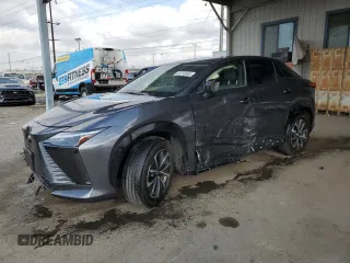 2023 Lexus RZ with VIN JTJAAAAB2PA017911, listed as a Copart auction lot 43118565 with 11,598 mi miles and Salvage Title. Bid and sale history available at carsss.com. Image 1.