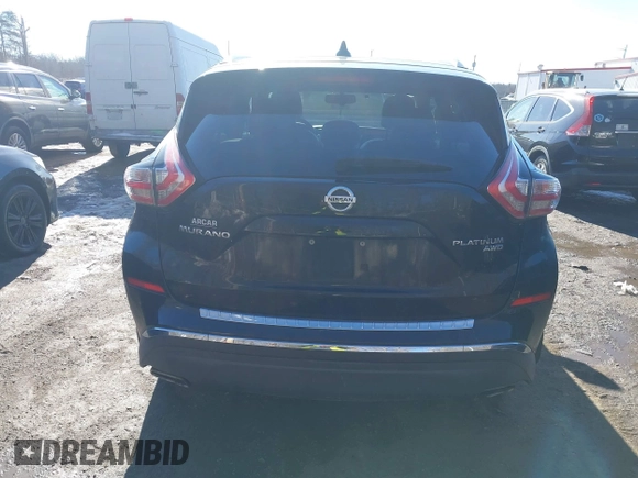 2017 Nissan Murano S with VIN 5N1AZ2MH1HN139408, listed as a IAAI auction lot 41298184 with 107,439 mi miles and . Bid and sale history available at DreamBid. Image 16.