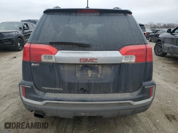 2016 GMC Terrain SLE with VIN 2GKALNEK6G6314826, listed as a Copart auction lot 47318165 with 124,745 mi miles and Salvage Title. Bid and sale history available at carsss.com. Image 6.