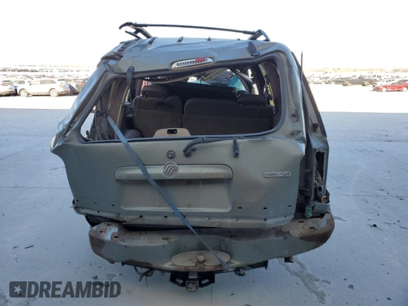 2000 Mercury Mountaineer с VIN 4M2ZU86P2YUJ02414, выставлен на аукционе Copart как лот 52755345 с пробегом 222 672 миль миль и Списание • Salvage title. История ставок и продаж доступна на DreamBid. Изображение 6.