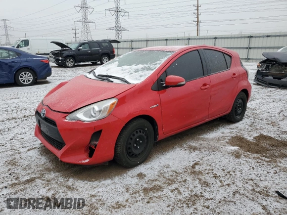 2015 Toyota Prius One with VIN JTDKDTB35F1585540, listed as a Copart auction lot 44861565 with 186,581 mi miles and Salvage Title. Bid and sale history available at DreamBid. Image 1.