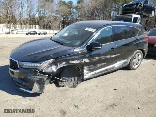 2020 Acura RDX w/Advance Pkg with VIN 5J8TC2H7XLL023579, listed as a Copart auction lot 46912545 with 34,665 mi miles and Salvage Title. Bid and sale history available at carsss.com. Image 1.