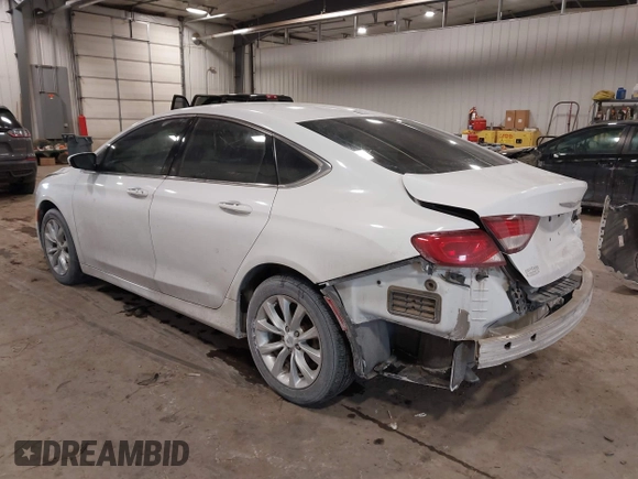 2015 Chrysler 200 C with VIN 1C3CCCCB2FN545166, listed as a IAAI auction lot 41601759 with 95,177 mi miles. Bid and sale history available at carsss.com. Image 3.