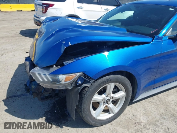2017 Ford Mustang V6 with VIN 1FA6P8AM9H5239685, listed as a IAAI auction lot 41956734 with 67,577 mi miles and . Bid and sale history available at carsss.com. Image 18.