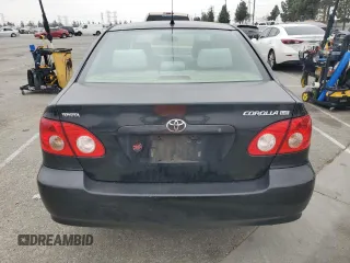 2006 Toyota Corolla CE with VIN JTDBR32E260096828, listed as a Copart auction lot 54001655 with 207,003 mi miles and Salvage Title. Bid and sale history available at DreamBid. Image 6.