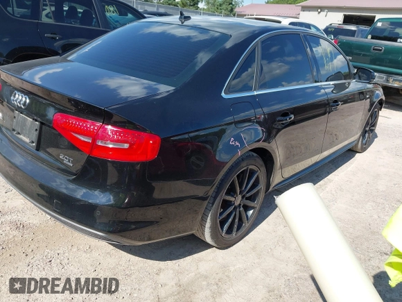 2014 Audi A4 Premium Plus with VIN WAUFFAFL8EA009723, listed as a IAAI auction lot 42651671 with 182,280 mi miles and . Bid and sale history available at DreamBid. Image 4.