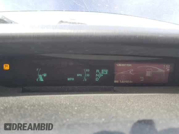 2013 Toyota Prius One with VIN JTDKN3DU5D1731869, listed as a Copart auction lot 49505345 with 140,904 mi miles and Salvage Title. Bid and sale history available at carsss.com. Image 9.