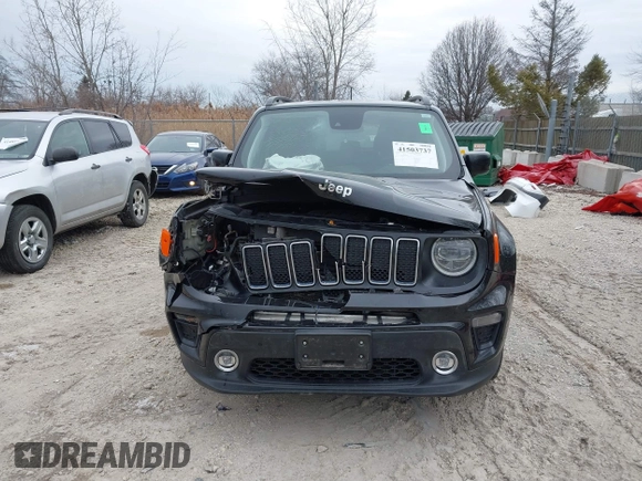 2021 Jeep Renegade Latitude with VIN ZACNJDB16MPN32088, listed as a IAAI auction lot 41503737 with 76,776 mi miles and . Bid and sale history available at DreamBid. Image 12.