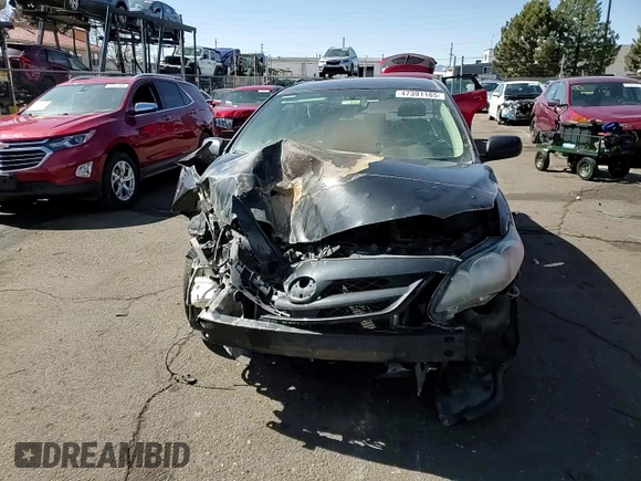 2012 Toyota Corolla L with VIN 5YFBU4EE2CP037263, listed as a Copart auction lot 47391185 with Not Provided miles and Salvage Title. Bid and sale history available at DreamBid. Image 10.