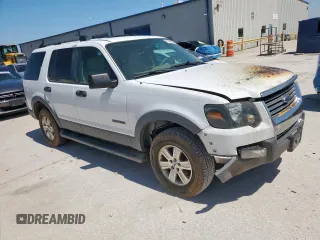 2006 Ford Explorer XLT with VIN 1FMEU73E36UA80451, listed as a Copart auction lot 52028635 with 189,647 mi miles and Salvage Title. Bid and sale history available at carsss.com. Image 4.
