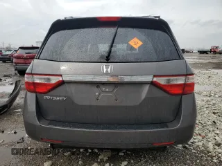 2011 Honda Odyssey EX-L with VIN 5FNRL5H64BB004285, listed as a Copart auction lot 50026215 with Not Provided miles and Salvage Title. Bid and sale history available at carsss.com. Image 6.