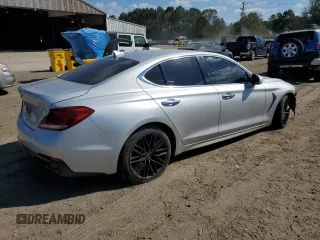 2019 Genesis G70 2.0T Advanced with VIN KMTG64LA7KU019392, listed as a Copart auction lot 73637084 with 85,750 mi miles and Salvage Title. Bid and sale history available at carsss.com. Image 3.