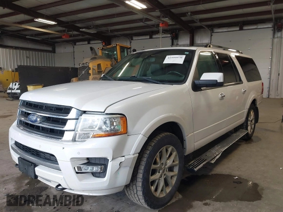 2015 Ford Expedition Max Limited with VIN 1FMJK2ATXFEF10303, listed as a IAAI auction lot 41999970 with 186,868 mi miles and . Bid and sale history available at DreamBid. Image 2.