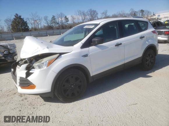 2014 Ford Escape S with VIN 1FMCU0F74EUD30497, listed as a Copart auction lot 46896455 with 124,214 mi miles and Salvage Title. Bid and sale history available at carsss.com. Image 1.