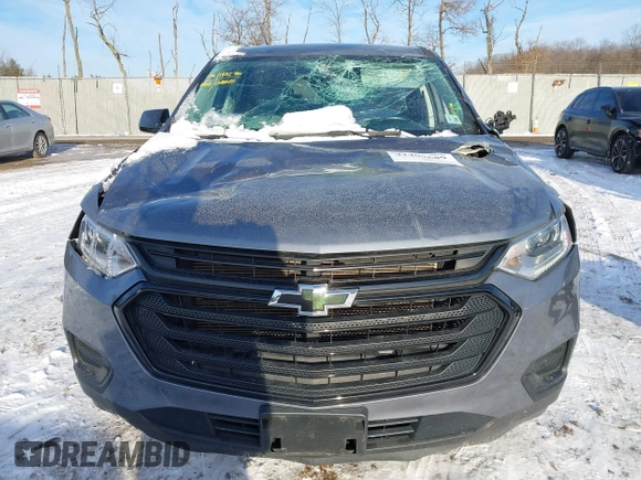 2020 Chevrolet Traverse LS with VIN 1GNEVFKW9LJ318331, listed as a IAAI auction lot 41409689 with 56,767 mi miles. Bid and sale history available at carsss.com. Image 12.