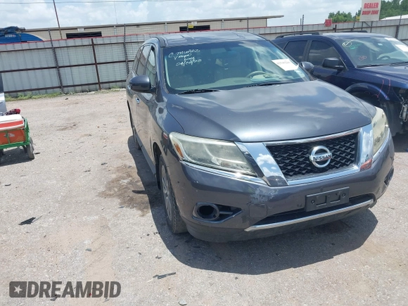 2014 Nissan Pathfinder SL with VIN 5N1AR2MN0EC688370, listed as a IAAI auction lot 42549269 with 137,462 mi miles and . Bid and sale history available at DreamBid. Image 1.