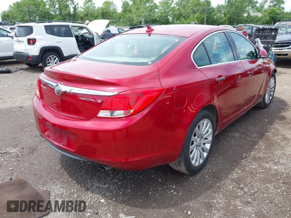 2012 Buick Regal Turbo Premium 1 z VIN 2G4GS5EV2C9215329, wystawiony jako IAAI lot #42297482 z przebiegiem 111 570 mil mil oraz . Historia ofert i sprzedaży dostępna na DreamBid. Obrazek 4.