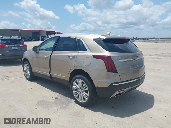 2022 Cadillac XT5 AWD Premium Luxury with VIN 1GYKNDRSXNZ112680, listed as a IAAI auction lot 42389521 with 12,365 mi miles and . Bid and sale history available at DreamBid. Image 3.