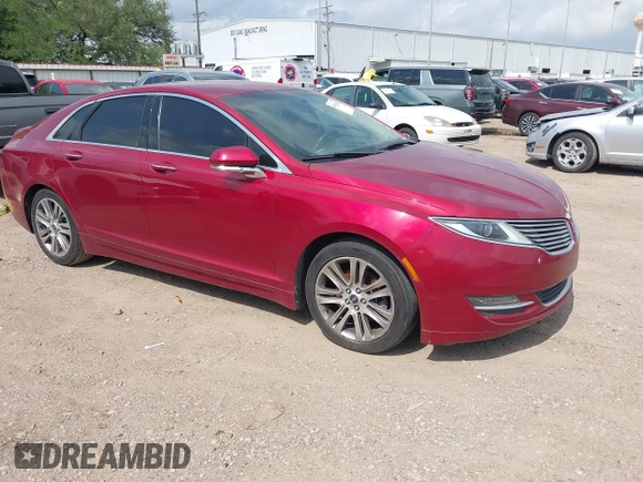 2014 Lincoln MKZ with VIN 3LN6L2G92ER806197, listed as a IAAI auction lot 41931284 with 1 mi miles. Bid and sale history available at carsss.com. Image 1.