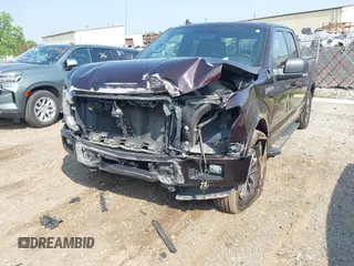 2018 Ford F-150 XL with VIN 1FTFX1E59JKG09710, listed as a IAAI auction lot 42458880 with 89,222 mi miles and . Bid and sale history available at DreamBid. Image 6.