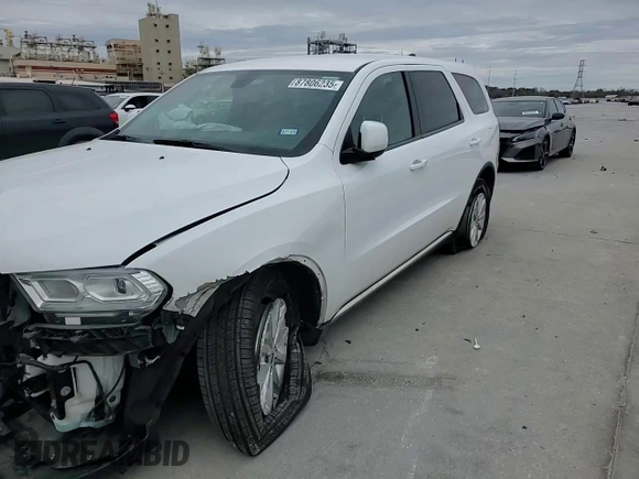 2021 Dodge Durango SXT with VIN 1C4RDHAG9MC519428, listed as a Copart auction lot 87806235 with 68,714 mi miles and Salvage title. Bid and sale history available at DreamBid. Image 11.