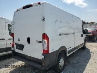 2023 Ram ProMaster Cargo with VIN 3C6LRVDG7PE524438, listed as a Copart auction lot 55186355 with 19,447 mi miles and Salvage Title. Bid and sale history available at carsss.com. Image 3.