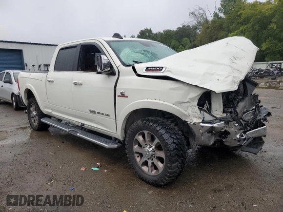 2019 Ram 3500 Longhorn with VIN 3C63R3FLXKG578800, listed as a Copart auction lot 70856314 with 0 mi miles and Non Repairable. Bid and sale history available at carsss.com. Image 4.