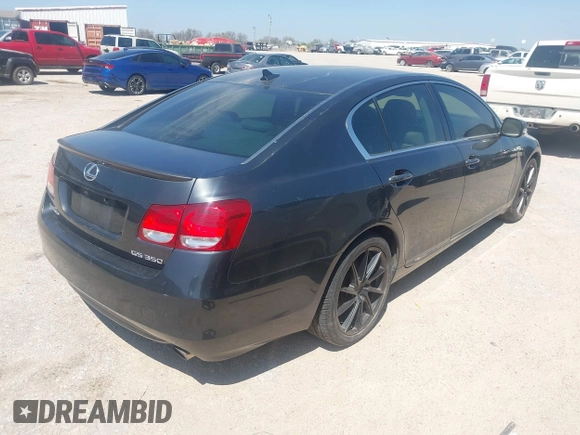 2008 Lexus GS 350 with VIN JTHBE96SX80039065, listed as a IAAI auction lot 41736450 with 202,082 mi miles. Bid and sale history available at carsss.com. Image 4.