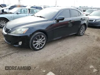 2007 Lexus IS 250 with VIN JTHCK262672017006, listed as a Copart auction lot 44680525 with 145,453 mi miles and Salvage Title. Bid and sale history available at carsss.com. Image 1.