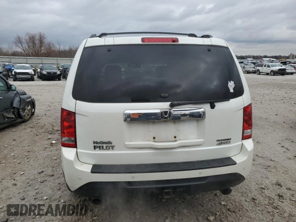 2012 Honda Pilot Touring with VIN 5FNYF4H97CB066496, listed as a Copart auction lot 83580134 with 246,186 mi miles and Clean Title. Bid and sale history available at carsss.com. Image 6.