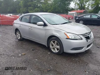 2014 Nissan Sentra SV with VIN 1N4AB7AP5EN853187, listed as a IAAI auction lot 42249239 with 188,405 mi miles and . Bid and sale history available at DreamBid. Image 1.