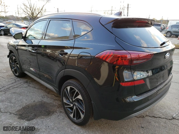 2021 Hyundai Tucson Sport with VIN KM8J3CAL2MU289379, listed as a Copart auction lot 64963531 with 10,453 mi miles and Salvage Title. Bid and sale history available at carsss.com. Image 3.