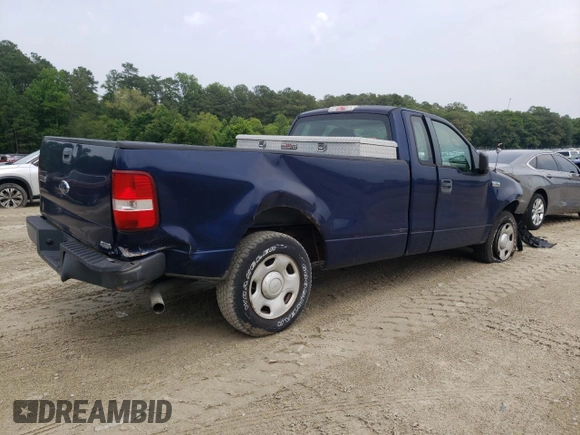 2008 Ford F-150 XL with VIN 1FTRF122X8KE92949, listed as a Copart auction lot 60833295 with 97,847 mi miles and Salvage title. Bid and sale history available at DreamBid. Image 3.