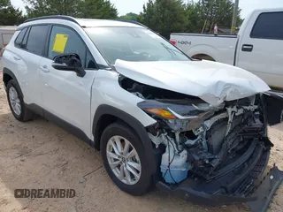 2022 Toyota Corolla Cross LE with VIN 7MUBAAAG6NV021369, listed as a IAAI auction lot 42282685 with 37,863 mi miles and . Bid and sale history available at DreamBid. Image 1.