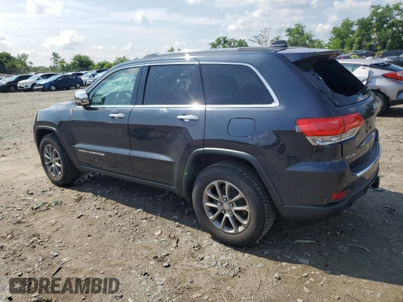2014 Jeep Grand Cherokee Limited with VIN 1C4RJFBG2EC246927, listed as a Copart auction lot 64079235 with 170,587 mi miles and Clean title. Bid and sale history available at DreamBid. Image 2.