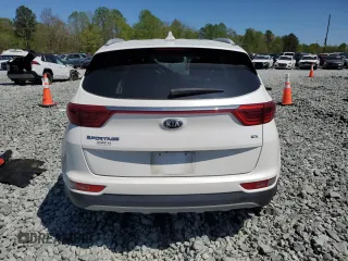 2018 Kia Sportage EX with VIN KNDPN3AC2J7478603, listed as a Copart auction lot 52499405 with 93,657 mi miles and Salvage title. Bid and sale history available at DreamBid. Image 6.