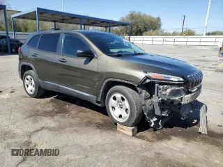 2015 Jeep Cherokee Sport z VIN 1C4PJLAB5FW573186, wystawiony jako Copart lot #61440805 z przebiegiem 144 333 mil mil oraz Szkoda całkowita • Salvage title. Historia ofert i sprzedaży dostępna na DreamBid. Obrazek 4.