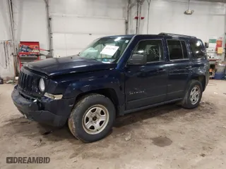 2014 Jeep Patriot Sport with VIN 1C4NJPBA1ED553340, listed as a IAAI auction lot 41212383 with 119,819 mi miles. Bid and sale history available at carsss.com. Image 2.