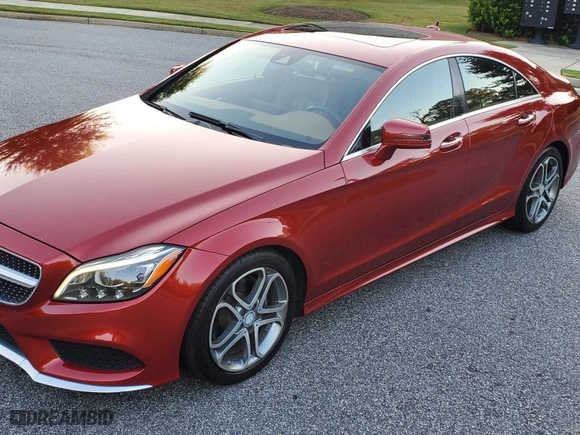2016 Mercedes-Benz CLS with VIN WDDLJ6FB2GA160705, listed as a Copart auction lot 53493755 with 134,308 mi miles and Clean Title. Bid and sale history available at carsss.com. Image 2.