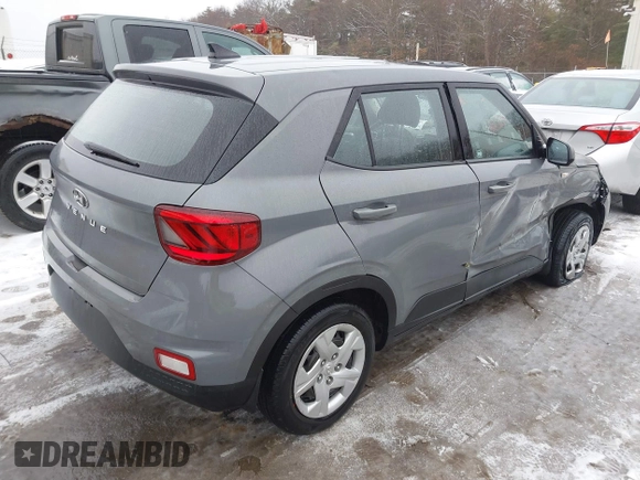 2020 Hyundai Venue SE with VIN KMHRB8A34LU040809, listed as a IAAI auction lot 41509125 with 63,335 mi miles and . Bid and sale history available at DreamBid. Image 4.