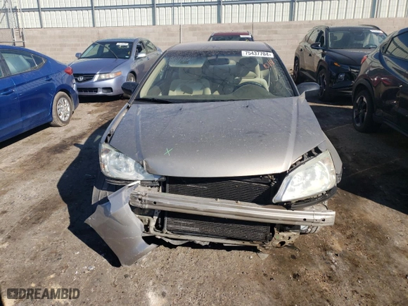 2004 Honda Civic LX with VIN 1HGEM21524L081606, listed as a Copart auction lot 75437704 with 77,457 mi miles and Salvage Title. Bid and sale history available at carsss.com. Image 5.