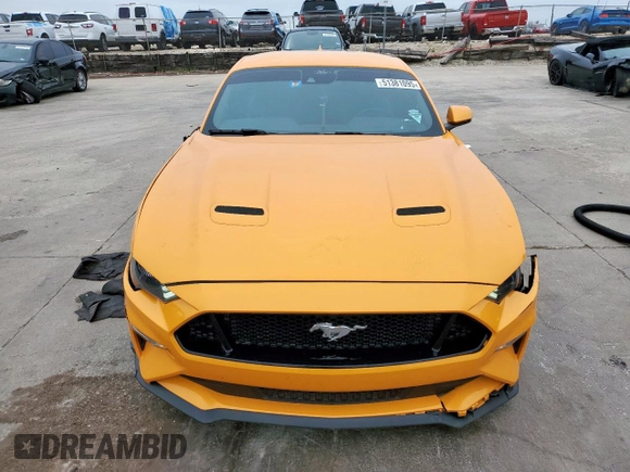 2022 Ford Mustang GT with VIN 1FA6P8CF7N5106241, listed as a Copart auction lot 51381095 with 60,264 mi miles and Salvage title. Bid and sale history available at DreamBid. Image 5.