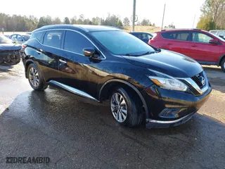 2015 Nissan Murano S with VIN 5N1AZ2MG5FN262603, listed as a IAAI auction lot 41342391 with 140,825 mi miles. Bid and sale history available at carsss.com. Image 1.