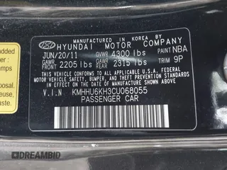 2012 Hyundai Genesis Coupe Grand Touring z VIN KMHHU6KH3CU068055, wystawiony jako IAAI lot #41359683 z przebiegiem 114 423 mil mil oraz . Historia ofert i sprzedaży dostępna na DreamBid. Obrazek 9.