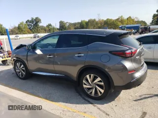 2021 Nissan Murano SL with VIN 5N1AZ2CS1MC119145, listed as a Copart auction lot 74582414 with 26,217 mi miles and Salvage Title. Bid and sale history available at DreamBid. Image 2.