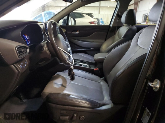 2019 Hyundai Santa Fe Ultimate with VIN 5NMS53AA4KH118316, listed as a Copart auction lot 82796484 with 66,805 mi miles and Salvage Title. Bid and sale history available at carsss.com. Image 7.