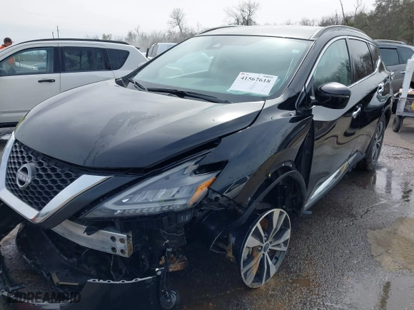 2023 Nissan Murano SV with VIN 5N1AZ2BJ6PC111250, listed as a IAAI auction lot 41567618 with 52,783 mi miles. Bid and sale history available at carsss.com. Image 17.
