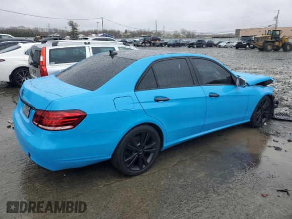 2014 Mercedes-Benz E 350 Luxury with VIN WDDHF8JB7EA962819, listed as a Copart auction lot 52606005 with Not Provided miles and Salvage Title. Bid and sale history available at DreamBid. Image 3.
